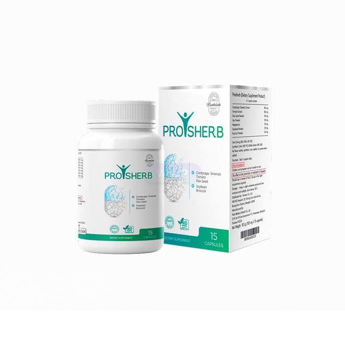 Prosherb caps - capsules for prostatitis in Lipa